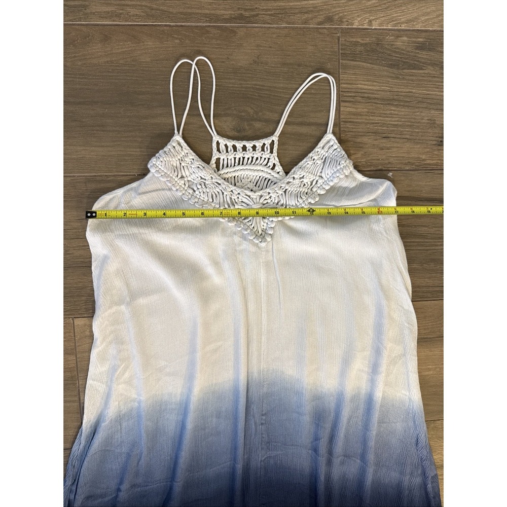 Anthropologie Saturday Sunday Maxi Ombre Tie Dyed Beachy Boho Dress Womens Small - Picture 10 of 13